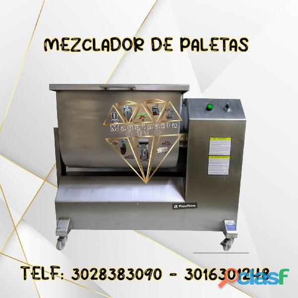 MEZCLADOR DE PALETAS MARMITA INDUSTRIAL