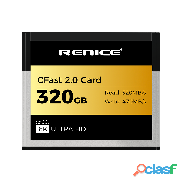 Renice 320GB CFast 2.0 Card Continuous Up to 520MB/SRead
