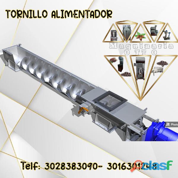 TORNILLO ALIMENTADOR INDUSTRIAL MESA VIBRADORA