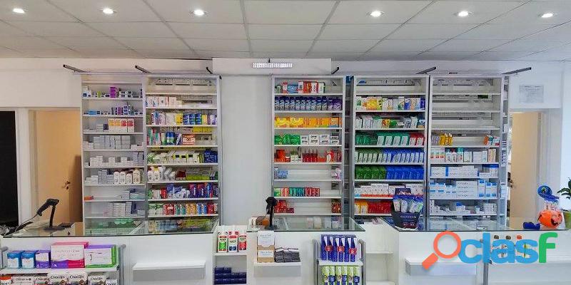 Apoteca organizadora de medicamentos y distribución.