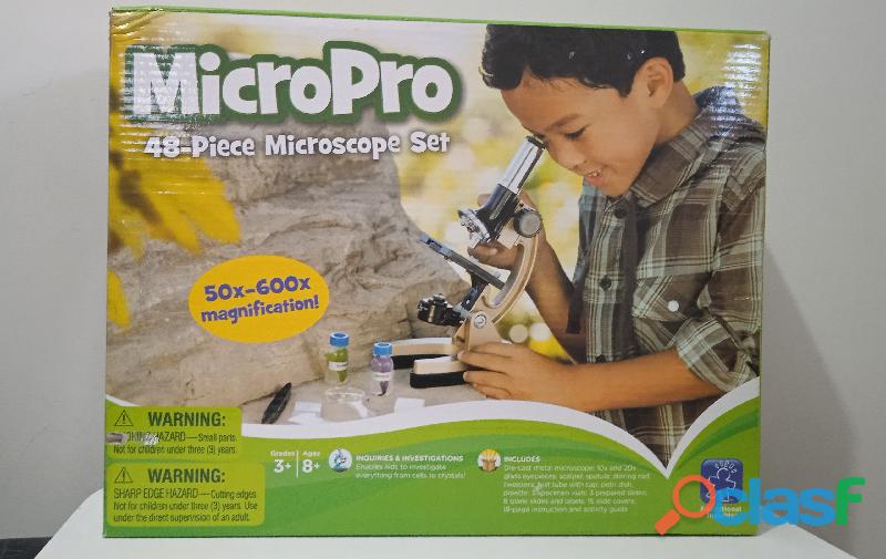 Juego De 48 Piezas De Microscopio Micropro. Juego Educativo