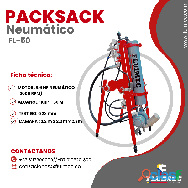 PACKSACK Perforadora neumatica FL 50 EQUIPO EFICIENTE
