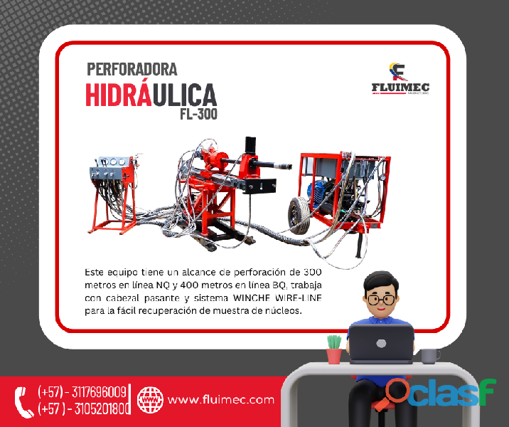 PERFORADORA HIDRAULICA FL 300/ escariador