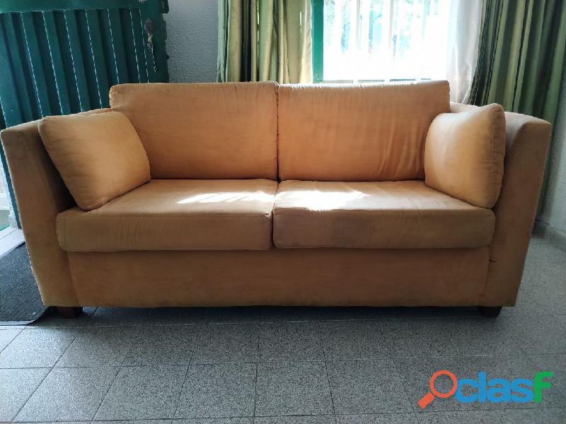 Sofa Cama color mostaza