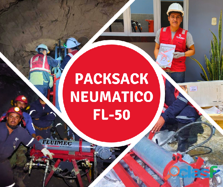 PACKSACK NEUMATICA FL 50 EQUIPO DE PERFORACION GEOLOGIA