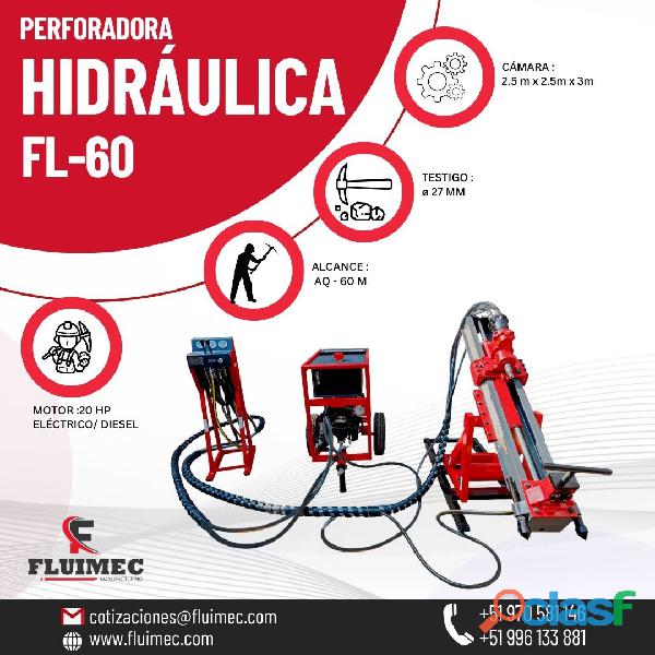 PERFORADORA HIDRAULICA FL 60 // PARA INTERIOR MINA SOCAVON