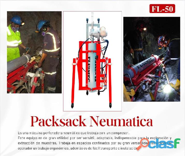 Neumática Packsack fl 50 / tuberías de perforación
