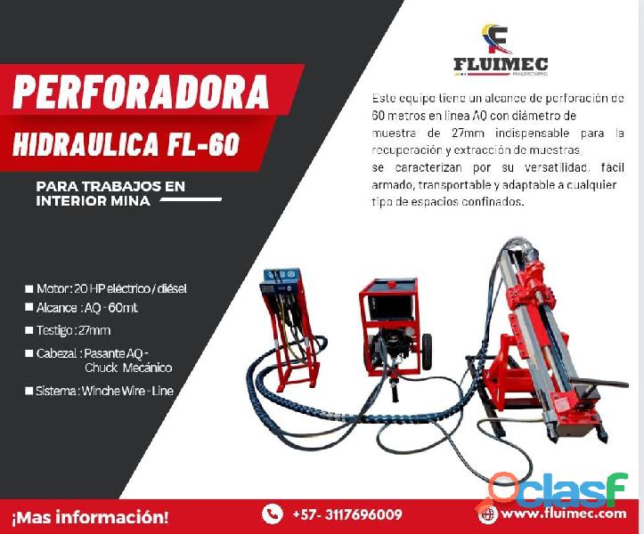 PERFORADORA HIDRÁULICA FL 60 – EQUIPO VERSÁTIL