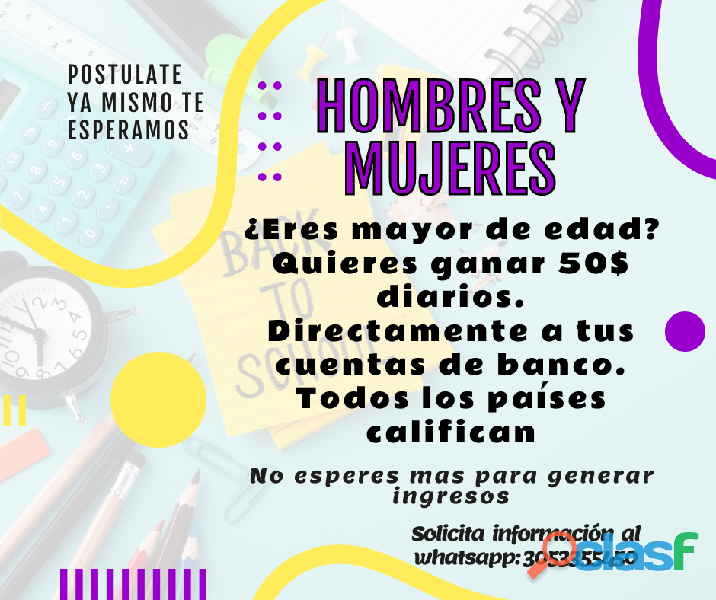 HOMBRES Y MUJERES