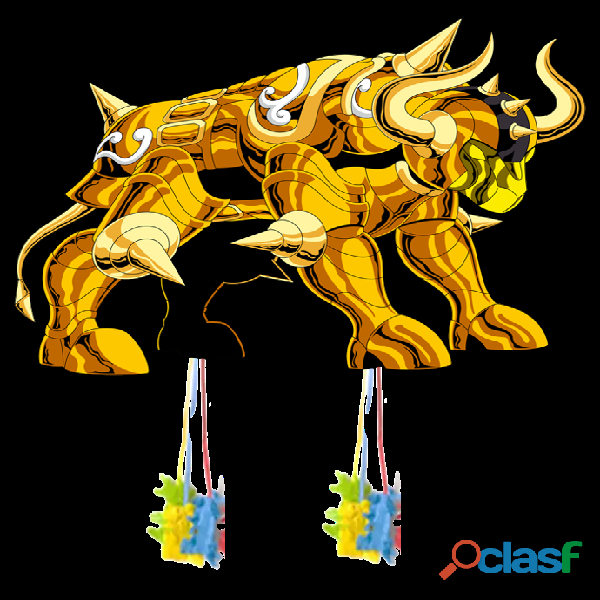 piñatas armaduras doradas