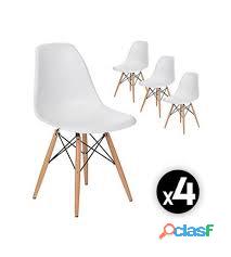 Renta o alquiler de sillas blancas EAMES para eventos