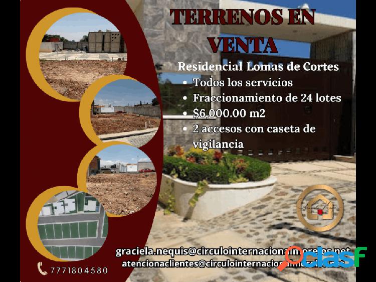 Terreno de 300 m2 en Residencial Lomas de Cortes,