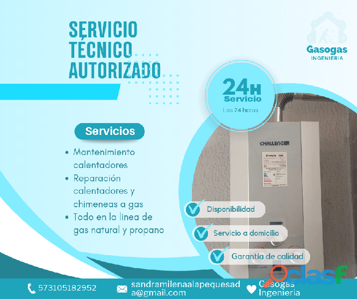 Reparación de calentadores SUBA NIZA BOGOTÁ 3105182952