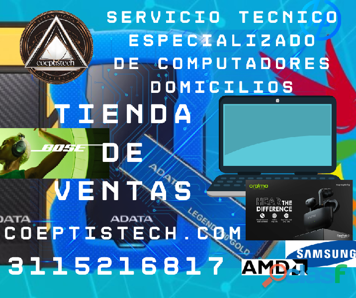 Reparacion formateos lipiezas de computadores y Ventas