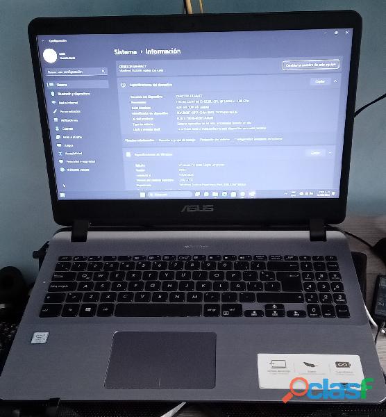 LAPTOP ASUS COREI5 DE 8tva