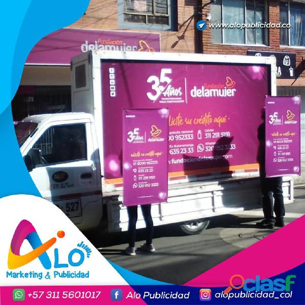 Servicio de Valla Movil Bogota Disponibles