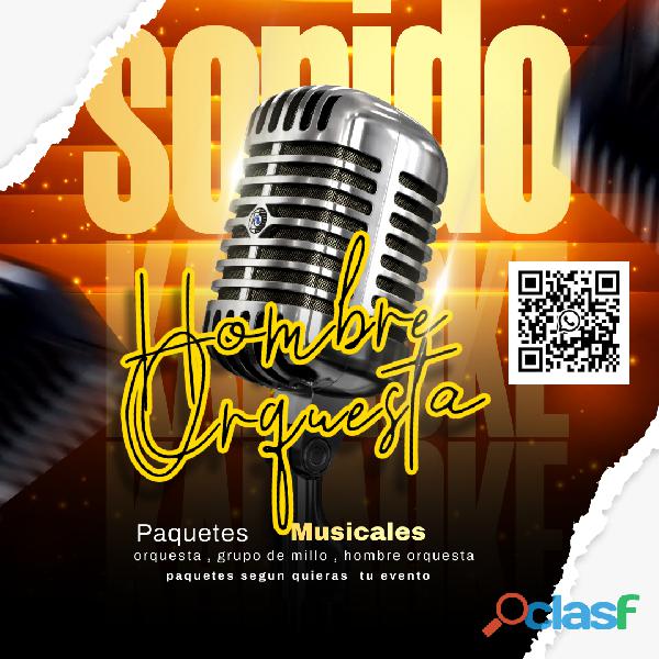 Paquetes musicales de hombre orquesta en Barranquilla