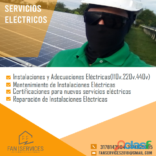 Electricista certificado en cali