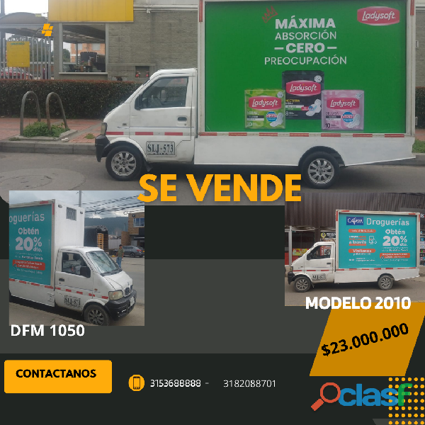 Venta de carro para publicidad