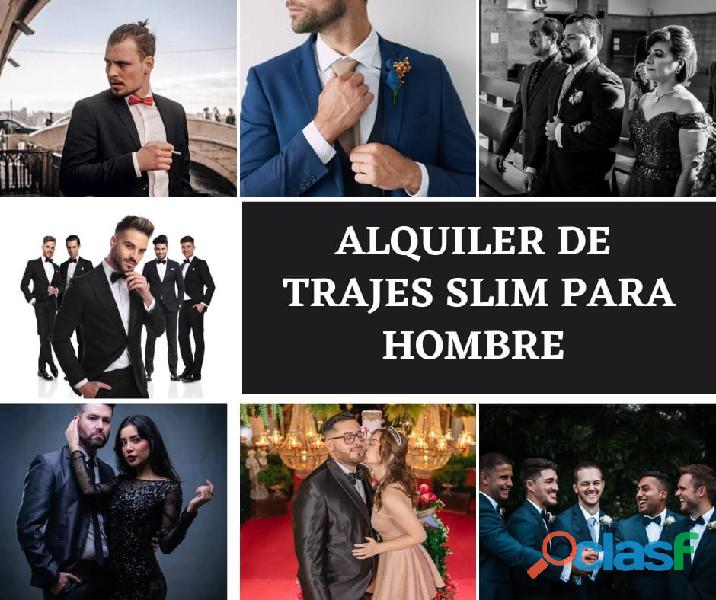 Alquiler de trajes y vestidos tenemos variedad y plan