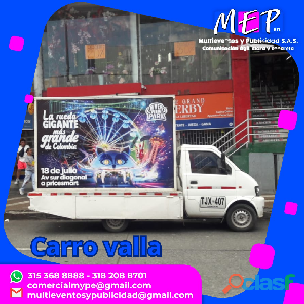 Alquiler de vehiculos para publicidad