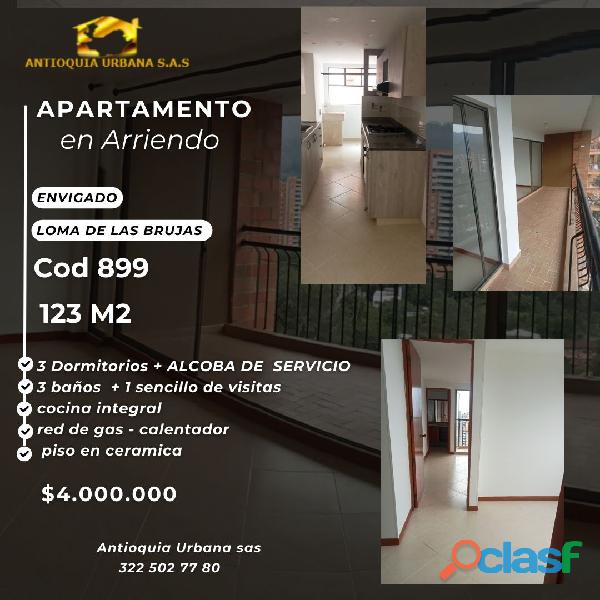 Arriendo Apartamento en Envigado Loma de las Brujas