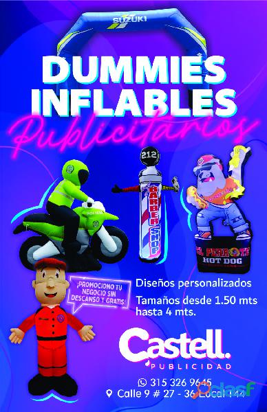 Dummies inflables publicitarios