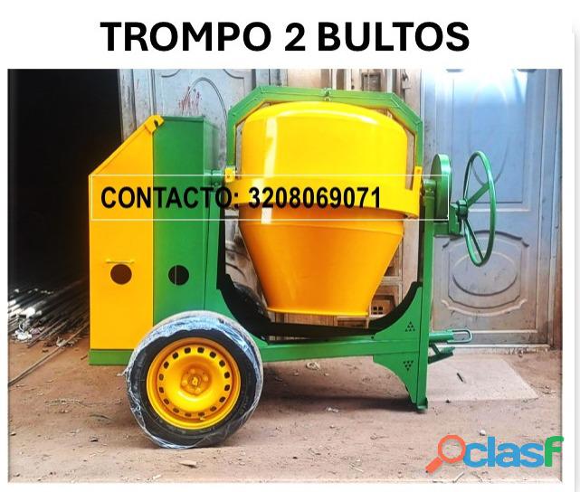 Mezcladoras para concreto dos bultos motor gasolina 9hp