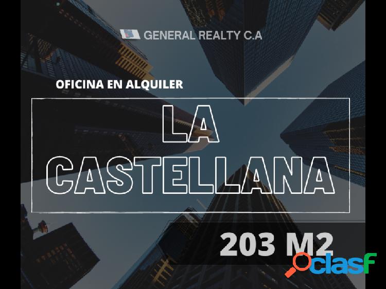 203 M2 / LA CASTELLANA - OFICINA EN ALQUILER