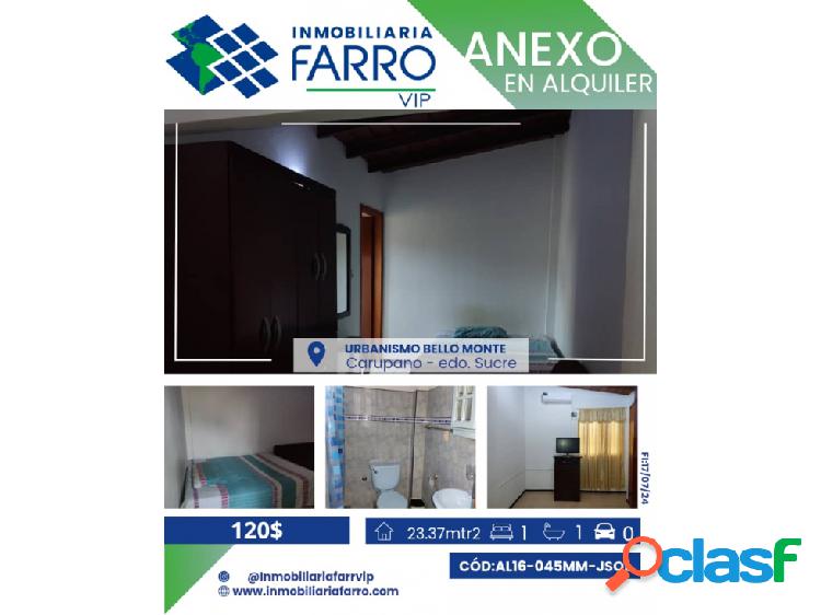 ANEXO EN ALQUILER / AL16-45UBM-JSOL