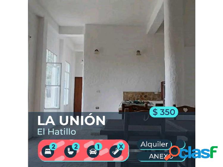 ANEXO EN ALQUILER, El HATILLO LA UNION