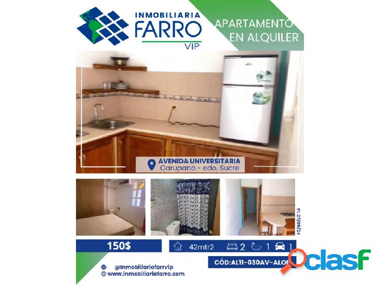 APARTAMENTO EN ALQUILER / AL11-030AV-ALOP