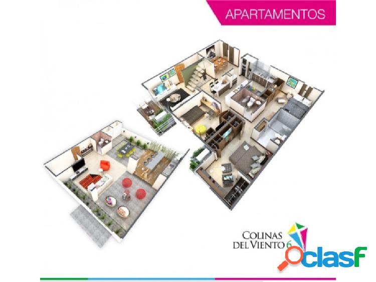 Apartamento, Urb. Colinas del Viento 108m2 + 101m2 de