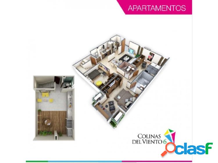 Apartamento, Urb. Colinas del Viento 87m2 + 85m2 de terraza