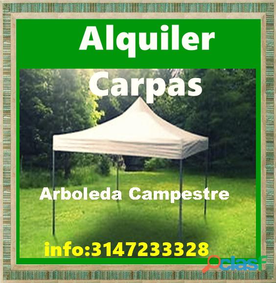 Arboleda Campestre alquiler de carpas