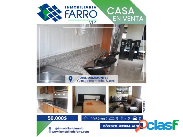 CASA EN MIRAMONTES / VE11-039UM-ALOP