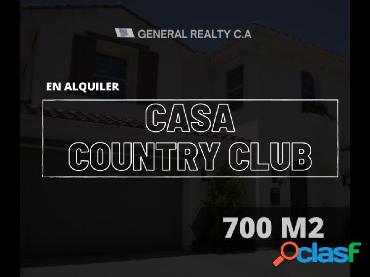 Casa en Alquiler Country Club 700 M2