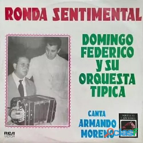 Domingo Federico Y Su Orquesta *Ronda Sentimental*lp Vinilo