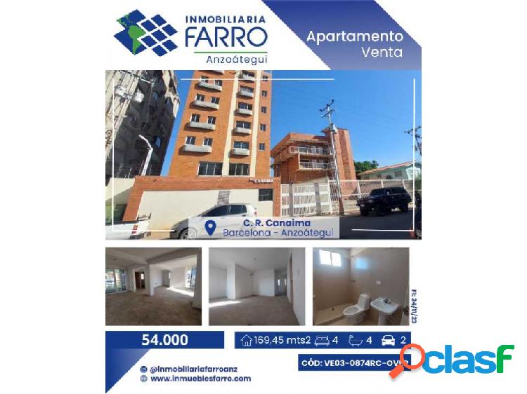 EN VENTA APARTAMENTO DUPLEX EN OBRA BLANCA EN CANAIMA