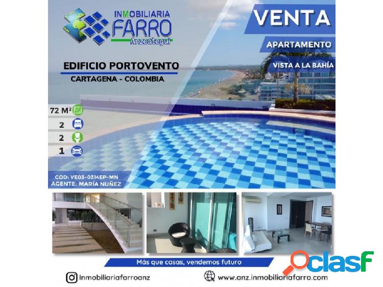 EN VENTA APARTAMENTO EN EDIFICIO. PORTOVENTO CARTAGENA