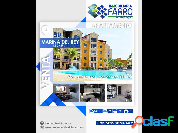 EN VENTA APARTAMENTO EN MARINA DEL REY. LECHERÍA.