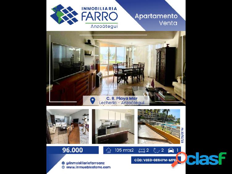 EN VENTA APARTAMENTO EN PLAYA MAR VE03-0894PM-MPEC