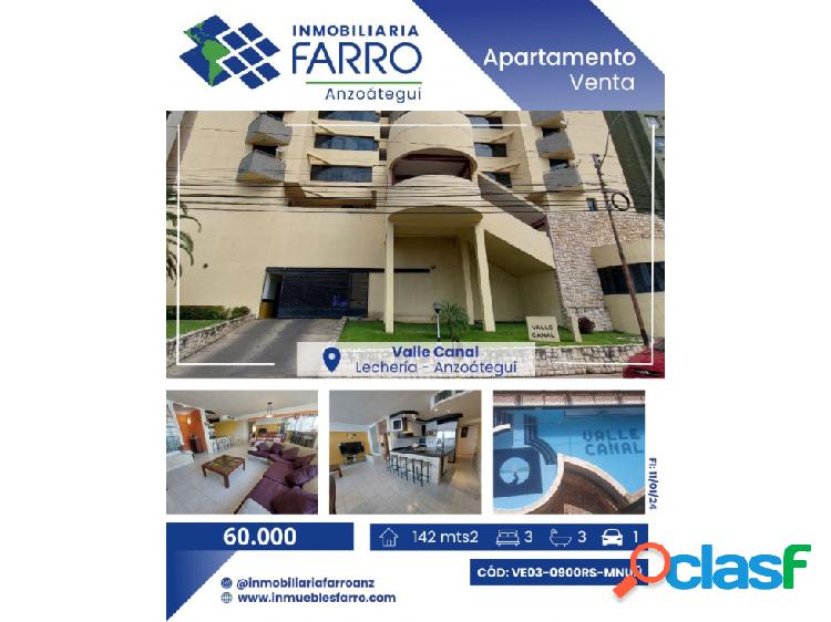 EN VENTA APARTAMENTO EN VALLE CANAL VE03-0901VC-FLAB