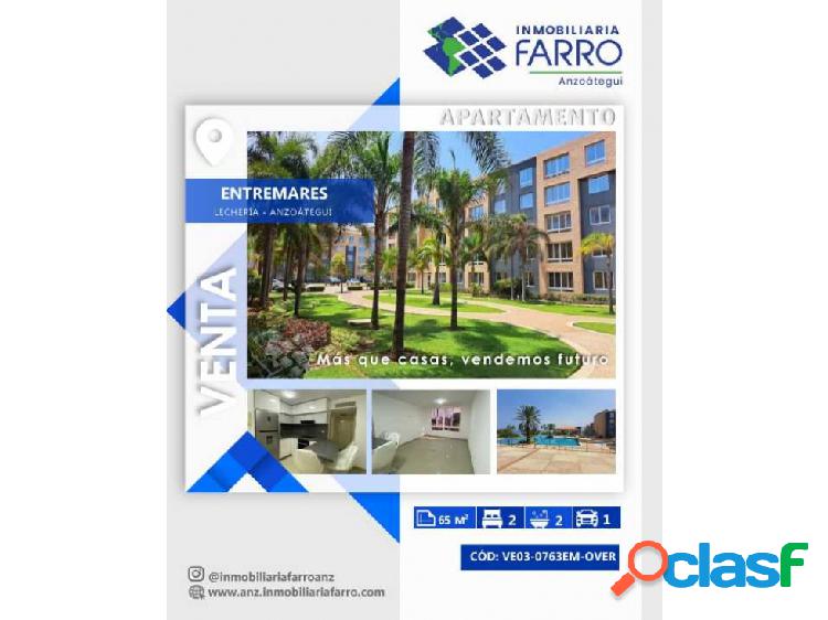 EN VENTA APARTAMENTO UBICADO EN CONJ RESD ENTREMARES