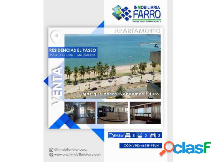 EN VENTA APARTAMENTO UBICADO EN RESIDENCIAS EL PASEO