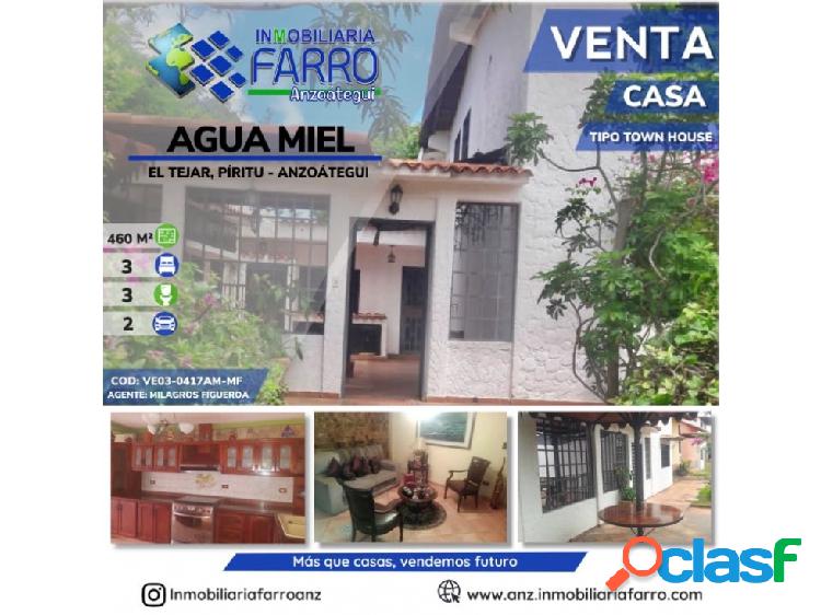 EN VENTA CASA TIPO TH PUERTO PÍRITU VE03-0417AM-MF