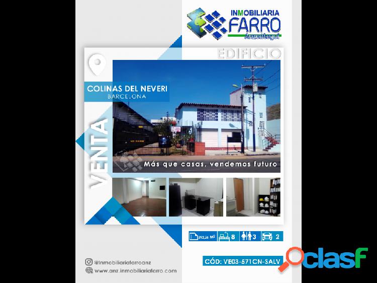 EN VENTA EDIFICIO EN COLINAS DEL NEVERI. VE03-571CN-SALV