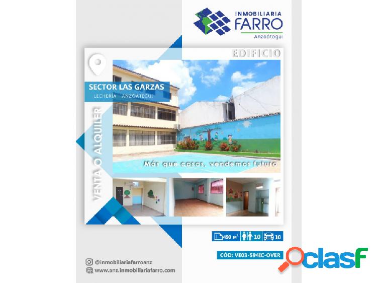 EN VENTA O ALQUILER EDIF UBICADO EN LAS GARZAS