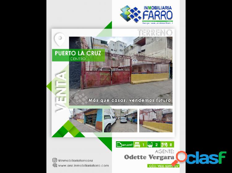 EN VENTA TERRENO. PUERTO LA CRUZ. VE03-524PL-OV