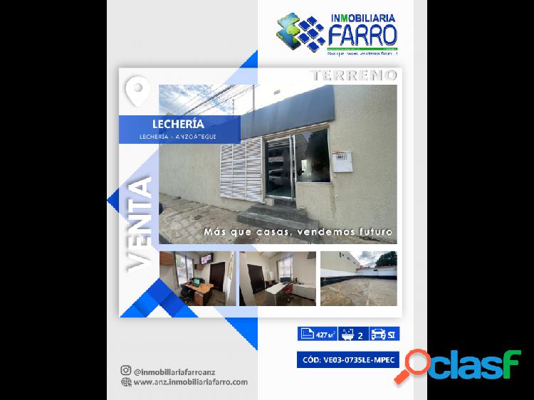 EN VENTA TERRENO UBICADO EN LECHERIA VE03-0735LE-MPEC